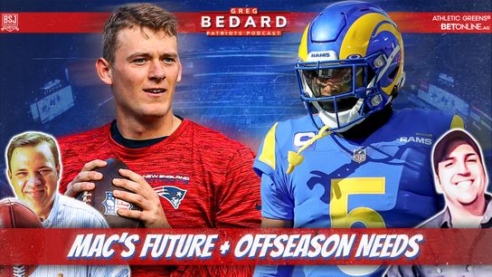.@athleticgreens Podcast & Video: Bedard Patriots Pod - Mac Jones not in trouble yet; Offseason needs taken at BSJ Headquarters (Patriots)